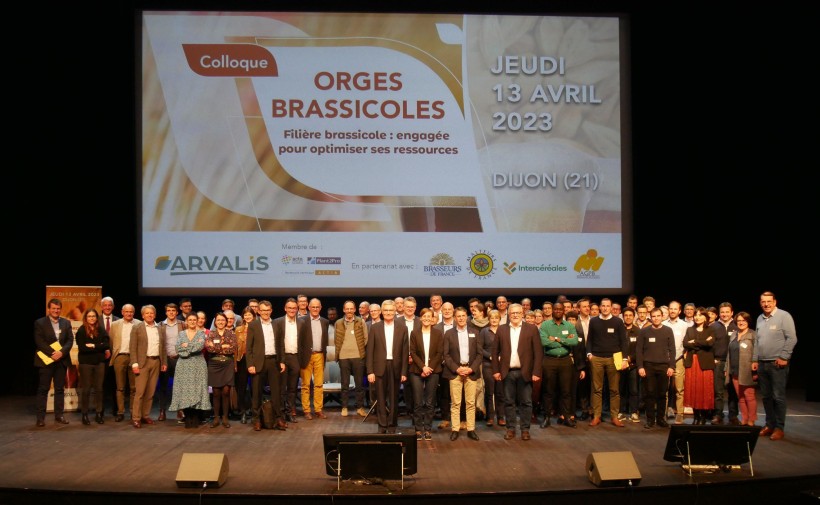 Photo de groupe - Colloque Orges brassicoles 2023