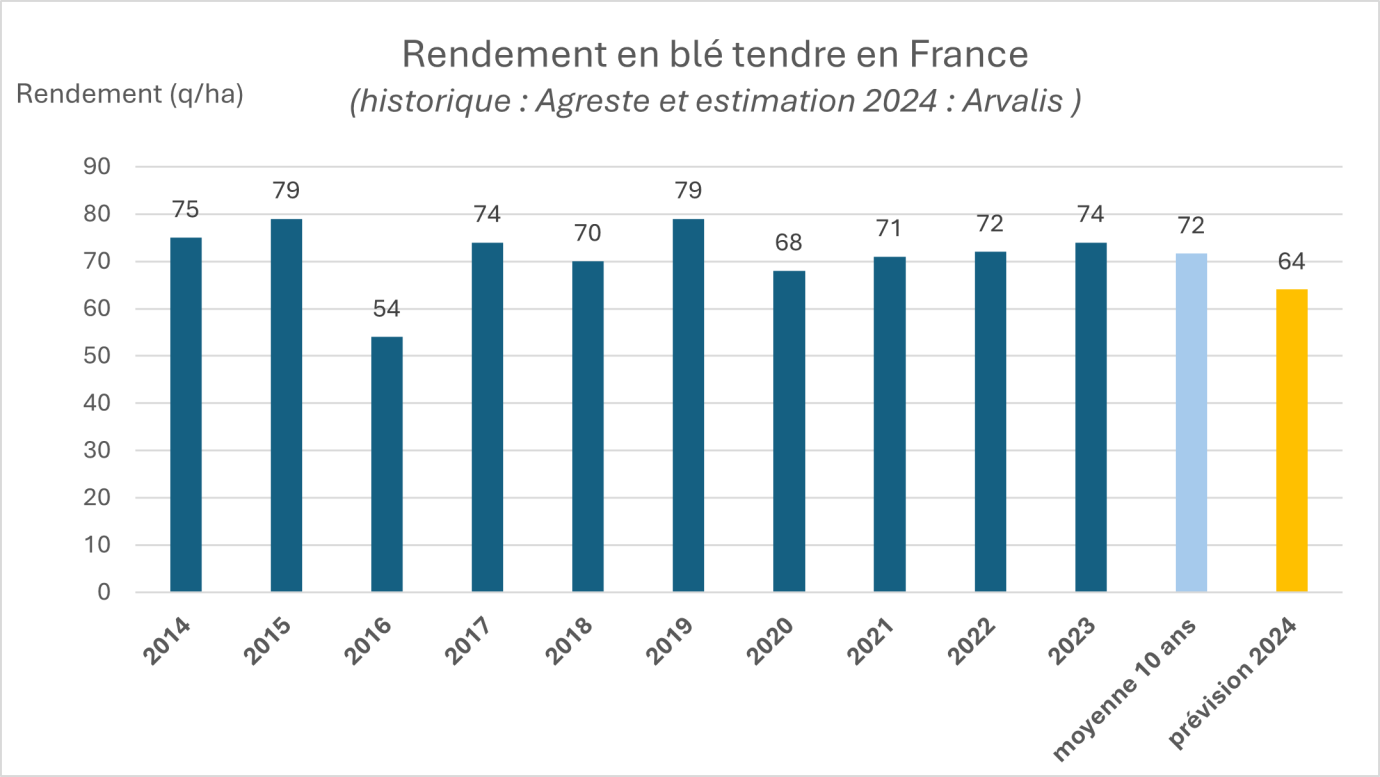 Estimation rendement BT 2024